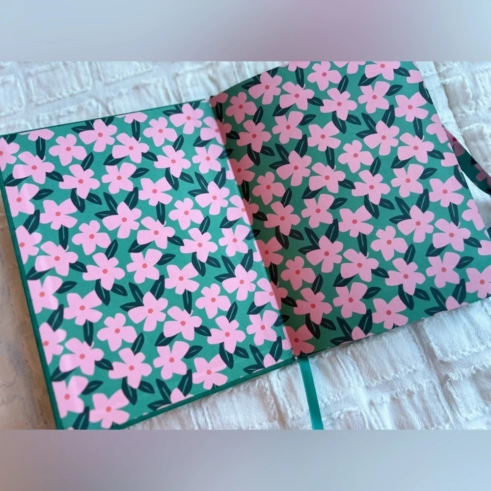 It’s Cool to Be Kind Green Velvet Hardback Journal Foiled Lettering Lined Paper